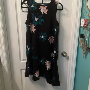 Who What Wear asymmetrical floral dress